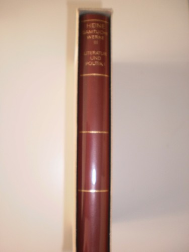 Heinrich heine werke iii - heine,
