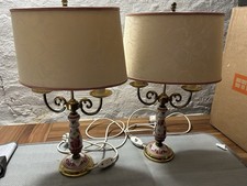 Tischlampe Tischleuchten Barock Stil Messing