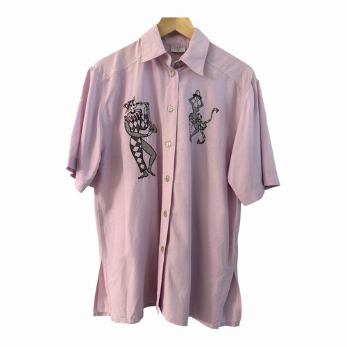 Emdee bluse 80er pastel - bluse, lila