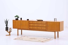 Vintage Sideboard 60er Jahre | Mid Century Lowboard mit Schubladen & Fächern Hol