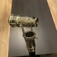 Antiker Gehstock mit Teleskopgriff Vintage Holzstock Viktorianischer Schaft