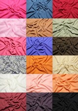 100% Seide Georgette Silk Bluse Kleid Schal Nachtkleid Seidenkleid Damenkleid 