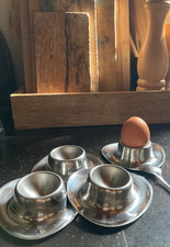 4 x Edelstahl Schale Alessi