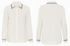 VIA MILANO Bluse, Langarm