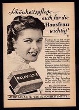 3w7743/ Alte Reklame von 1950 – PALMOLIVE – Mehr als Seife...