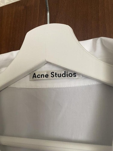 Women acne studios dress white - acne,