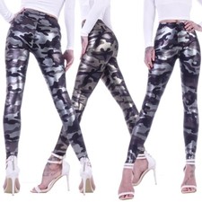 Damen Leder-Optik Kunstleder