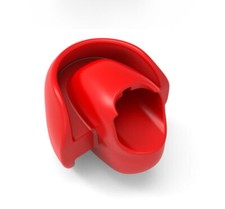 Silikon Zunge Fester Mundknebel Flexibler Ball Zubehör Mund Fixierung Lippen