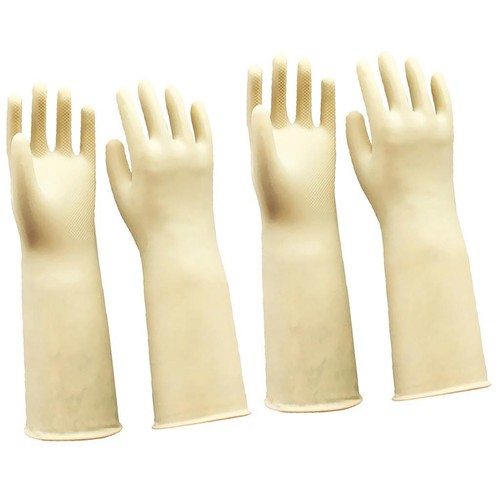 Paar lange gummihandschuhe - paar,