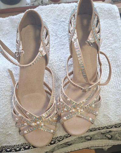 Satin-Ballsaal-Tanzschuhe