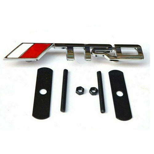Trd front grille badge - front, chrom