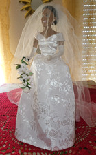 Ashton Drake Brautpuppe MICHELLE OBAMA Porzellanpuppe ähnl. wie Franklin M