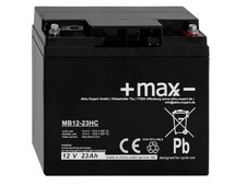 Akku kompatibel Radialbesen WR 650 12V 23Ah AGM Blei Vlies Accu wartungsfrei