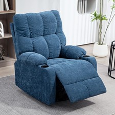 HOMCOM Relaxsessel Drehbar Fernsehsessel mit Liegefunktion, Schaukelfunktion