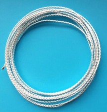 999,9 Zick Zack Fein Silber-Streifen-Wellen-Draht 1,5mm breit 0,75mm stark NEU