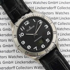 DUGENA radiocontrolled Quartz Herren Armbanduhr Edelstahl