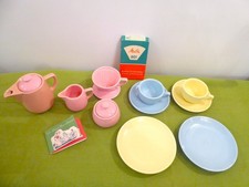 MELITTA KINDER KAFFEE SERVICE  1950er JAHRE  PASTELLFARBEN   12 TEILE