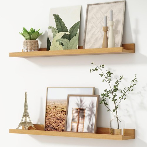 Wandregal 2er set holz 60x12cm - set,