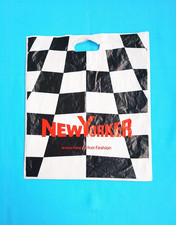 New Yorker Plastiktüte 44x51 cm Werbetüte Einkaufstasche Beutel Werbung Poly Bag