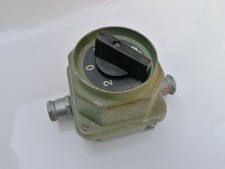 ELGERO DDR Starkstrom Schalter Nockenschalter 500V 25A Maschinenschalter Fabrik