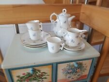 Antikes Kaffee-Service C.T. Tielsch Altwasser Schlesien Jugendstil ca 1890 klein