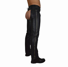 AW7731 Beste Lederchaps Außen zipper leder chaps en Cuir Lederhose,leather chaps