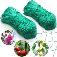 Ranknetz Garten 2mx5m für Tomaten Gurken Kletterpflanzen 10cm Maschenweite Grün