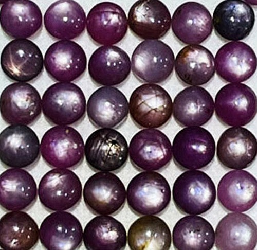 Rubin rund cabochon 4mm - rubin,