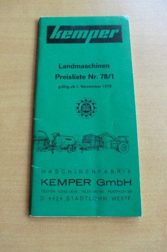 Kemper landmaschinen - kemper,