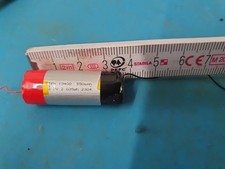 1 Stück LiPo 3.7V Li Ion Lithium Akku Batterie 13400 550mAh 2.035Wh.