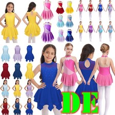DE Mädchen Eiskunstlauf Kleid