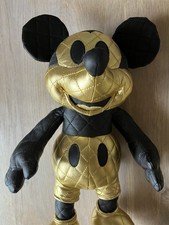 Mickey Mouse Sammel Figur Gold Schwarz Disney 42 cm selten