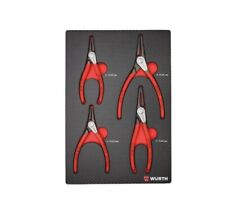 Sicherungszangen-Satz gerade 4-teilig Form A C Werkstatt Sicherungsring Würth