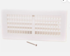 Pluggit Abdeckgitter, weiß ,Standard zur Wand- u.Boden