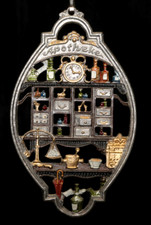 altes großes Zinnbild zum