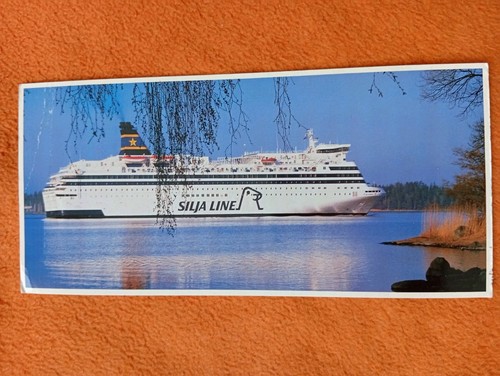 Schiff der silja line - ak,