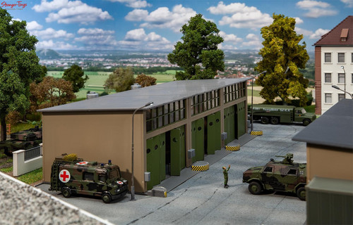 Faller military base fahrzeug - faller,