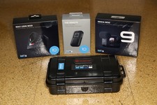 GoPro Hero 9 black inkl. Media Mod, Max Lens Mod und orig. Fernbedienung