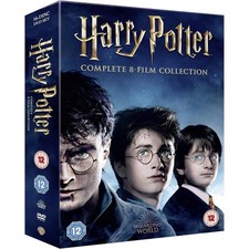 Harry Potter Complete 8 Film Collection DVD 16 Discs Region 2 Englisch