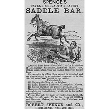 Spence's Patent Safety Saddle
