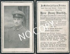 Foto WK1 Sterbebild deutscher