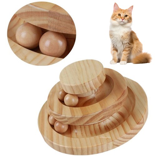 Holz katzenspielzeug - holz,
