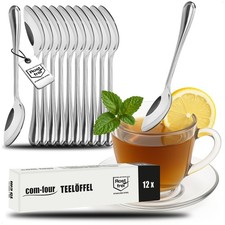 12x Teelöffel aus Edelstahl -