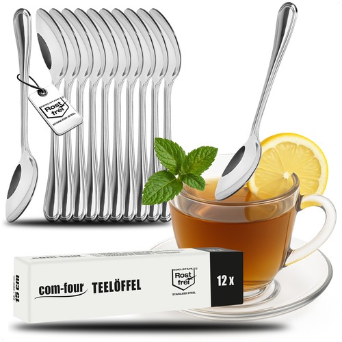 12x teelöffel aus edelstahl - aus,