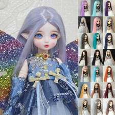 SISON BENNE BJD Haar Perücke Lange Ohne Bangs Für 1/3 1/6 1/8 BJD Puppen Puppe