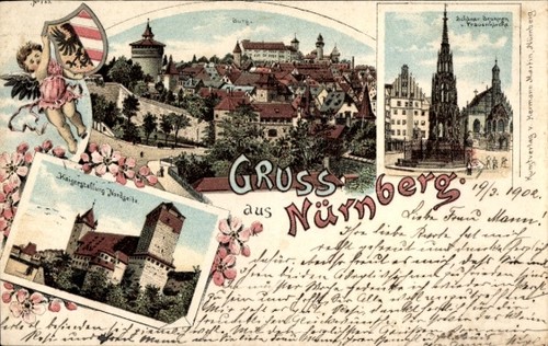 Wappen litho nürnberg - litho,