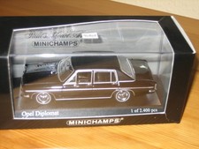 Opel Diplomat V8 1:43 Minichamps in einen Top Zustand schwarz in OVP.