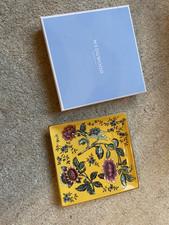 Wedgwood wonderlust Bone China  Porzellan Tray Teller Gelb Nw Mit OVP
