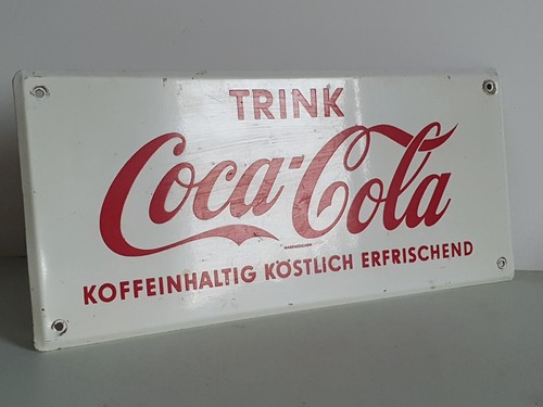 Altes blechschild trinkt - blechschild,