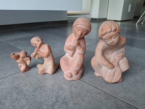 Tonfigur musiker musikanten - 4x,